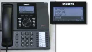 How To Use Off Hook Voice Announce on a Samsung OfficeServ Handset [upl. by Yenittirb268]