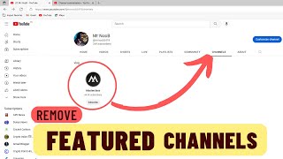 How to Remove Featured Channels on YouTube✅ [upl. by Abihsot]