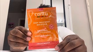 Watch Me Wash amp Style My Natural Hair Using ONLY Cantu Products  FROM START TO FINISH natural [upl. by Efinnej420]