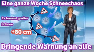 Wetter warnung Eine Woche mit großen Schneestürmen Zum ersten Mal in der Geschichte [upl. by Perrine]