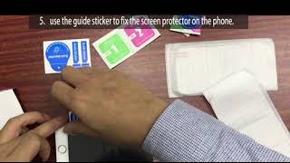 screen protector installation video [upl. by Innavoij]