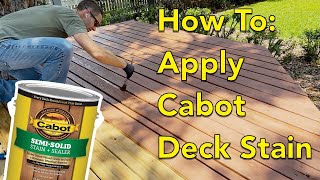 Cabot Deck Stain For Pressure Treated Wood [upl. by Sivram]