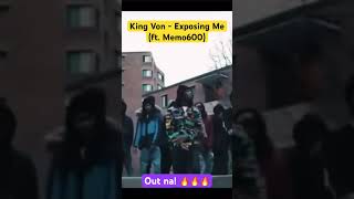 King Von  Exposing Me ft Memo600 justiceforvon hiphop drill rap [upl. by Harrie41]