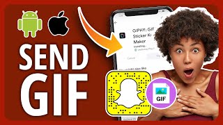 2023👍 How To Send Gifs On Snapchat In Chat Send A Gif On Snapchat With Gify On Android And iPhone [upl. by Ungley554]