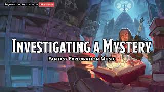 Investigating a Mystery  DampDTTRPG Music  1 Hour [upl. by Hanoy]