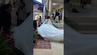 el vestido más ancho boda videoshort [upl. by Nayk333]