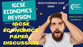 IGCSE Economics Paper 1 Discussion  045512 FebMarch 2023 Question 110 [upl. by Nilrah]