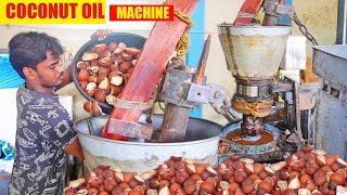 Virgin Coconut OIL expeller pressed  Cold Wood press  Wooden Cold Pressed  Small Scale Industry [upl. by Ynamrej]