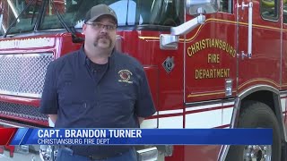 Christiansburg fire officials share holiday safety tips [upl. by Ahsinev]