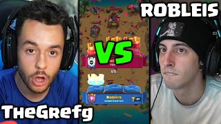 TheGrefg vs ROBLEIS en CLASH ROYALE COACH PROFESIONAL Analiza sus PARTIDAS    DrekzeNN [upl. by Alios]