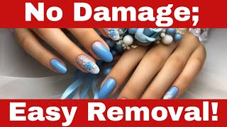 How to Remove Acrylic Nails at Home  No Damage No Pain [upl. by Ahserkal860]