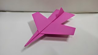 How To Fold An Origami Airplane  Origami Airplane Paper Step By Step [upl. by Lucchesi703]