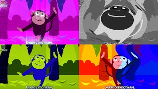 1 MILLION PINKFONG MONKEY BANANA DADDY MONKEY  Team Bahay 20 SUPER COOL Audio amp Visual Effects [upl. by Akiehsat362]