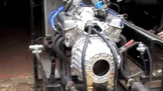 coscast 40 litre Rover V8 engine with SU carbs on our testbed [upl. by Philbert]