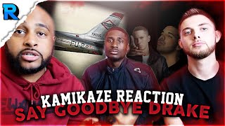 KAMIKAZE x EMINEM  HE TRIED TO GET DRAKE OUT OF HERE  REACTION [upl. by Hertha]