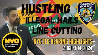 NYC TLC Hearing Clips  Crackdown On Illegal Taxis amp FHVs At Airports [upl. by Pike971]