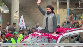 Allama Saad Hussain Rizvi  Grand Wellcome in the history of Nawabshah  TLP Official [upl. by Aduh]