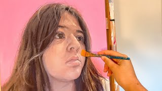 Oil Painting Timelapse  Self Portrait [upl. by Rothstein]