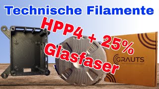 Das richtige Material für 3DDruck HPP4 Filament mit 25 Glasfaser von Grauts [upl. by Natale]