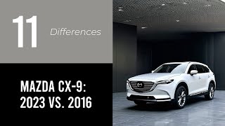 Mazda CX9 2023 vs 2016 [upl. by Vashti]