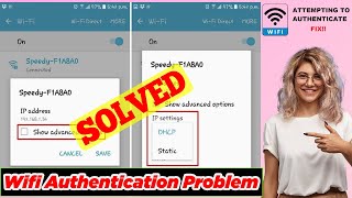 SOLVED Wifi Authentication Problem 100 Working [upl. by Bruns]