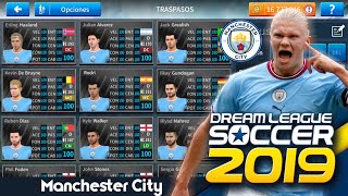 PLANTILLA DEL MANCHESTER CITY PARA EL DREAM LEAGUE SOCCER 2019 [upl. by Biagi]