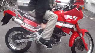 Suzuki DR 650 RS 1991 kick start [upl. by Raybin]