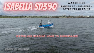 Isabella SD390 fishing boat Launch and at Sea June 2024 [upl. by Beatrice559]