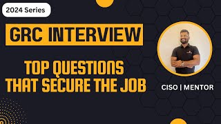 Realistic GRC Interview Question Ace Your GRC Interview [upl. by Wall]