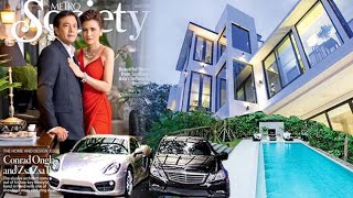 BILLIONAIRES LIFE ZSA ZSA PADILLAamp CONRAD ONGLAO BUSINESS CARS LUXURY HOUSE  CASA [upl. by Osmen]