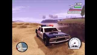 GTA SA New siren bullet impact and footstep sounds [upl. by Hgielek590]