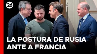 Rusia afirmó que Francia quotya está involucrada en la guerra en Ucraniaquot [upl. by Javier634]