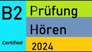 GAST  B2 Prüfung  Hören Übungssatz  GAST DTZ 2024 TEST 5 German Test For Immigranten [upl. by Tayib393]