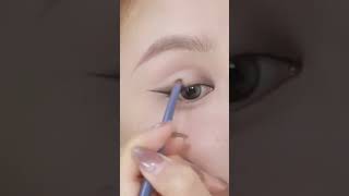 hooded eyes makeup tutorial eye makeup step by step for beginners shorts [upl. by Riggall]