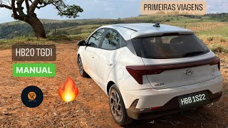 Primeiras Viagens Hyundai HB20 Comfort 10 TGDI MANUAL 20232024 l Teste de Longa Duração [upl. by Attiuqaj]