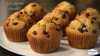 Recette des Muffins aux Pépites de Chocolat [upl. by Buffum630]