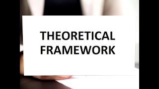 How to develop a Theoretical Framework  3 Steps [upl. by Liahkim]