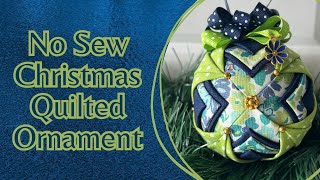 No Sew Christmas Quilted Ornaments [upl. by Rraval478]