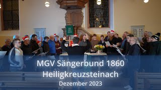 MGV Heiligkreuzsteinach Weihnachten 2023 [upl. by Spohr]