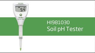 Video  How To Set Up and Calibrate the HI981030 GroLine Soil pH Tester [upl. by Nnaeilsel]