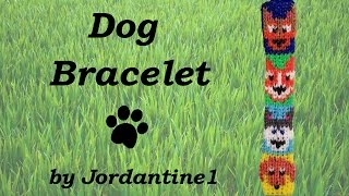 New Dog  Puppy Bracelet  Alpha Loom  Rainbow Loom  German Shepherd Corgi Husky Dachshund [upl. by Lorien]