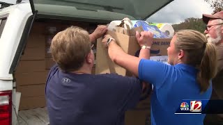 Second Harvest Food Bank delivers food supplies in Ashe County [upl. by Norine]