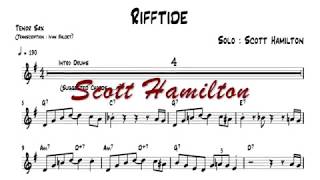 Scott Hamilton plays Rifftide solo transcription [upl. by Annaehs149]