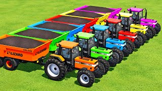 HARVESTING LOAD amp TRANSPORT POPPY WITH CASE TRACTORS  Farming Simulator 22 [upl. by Roman]