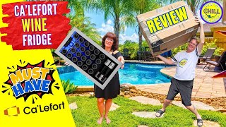 Wine Fridge Giveaway  CaLefort Wine Fridge Review  Best Way to Store Wine  Wine Refrigerator [upl. by Fidellas]