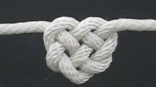 How to Tie the Celtic Heart Knot by TIAT A Knotty Valentine [upl. by Thaxter318]