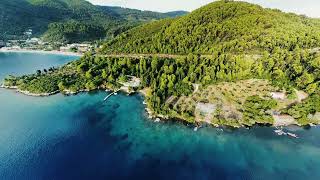 Skopelos 2024 skopelos drone greekislands greenblue [upl. by Atnoid]