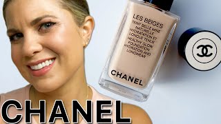 CHANEL Les Beiges Healthy Glow Foundation Review  Swatches TryOn Full Review [upl. by Hirai113]