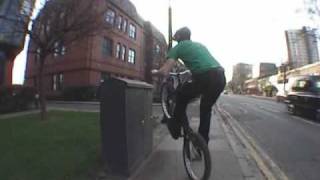 Neil Tunnicliffe Stunts and tricks Biketrials bike adamant [upl. by Airdnaz]