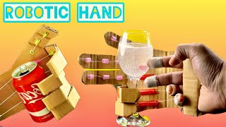 DIY Build a robotic hand with cardboard [upl. by Ahon642]